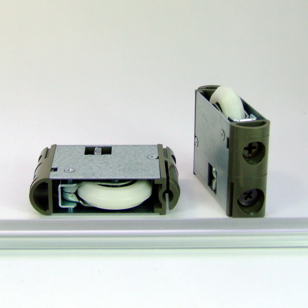 MR2-V4 Schiebetür-Rolle V-Rad seitlich verstellbar – Bild 1